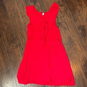 Old Navy Red Ruffle Front Dress Size XXL